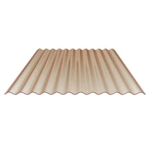 PVC golfplaat | 76/18 | Voordeelpakket 1,20 mm | Brons | Breedte 2,57 m | Lengte 2,00 m PVC golfplaat | 76/18 | Voordeelpakket | 1,20 mm | Brons | Breedte 2,57 m | Lengte 2,00 m #5