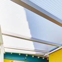 Acrylaat kanaalplaat | 16 mm | Profiel A4 | Voordeelpakket | Plaatbreedte 980 mm | Helder | Breedte 3,09 m | Lengte 2,00 m #14