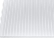 Polycarbonaat kanaalplaat | 16 mm | Profiel A4 | Voordeelpakket | Plaatbreedte 980 mm | Opaal wit | Blueline | Breedte 3,09 m | Lengte 2,00 m #6