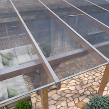 Polycarbonaat kanaalplaat | 16 mm | Profiel ECO | Voordeelpakket | Plaatbreedte 980 mm | Helder | Extra sterk | Breedte 3,05 m | Lengte 2,00 m #3