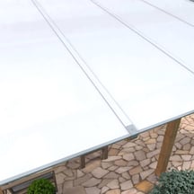 Polycarbonaat kanaalplaat | 16 mm | Profiel Zeven | Voordeelpakket | Plaatbreedte 1200 mm | Opaal wit | Extra sterk | Breedte 3,79 m | Lengte 2,00 m #3