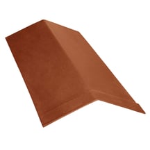 Vlakke hoeknok | 15° | Terracotta #1