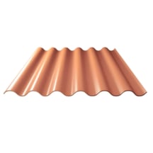 Vezelcement golfplaat P76 | Terracotta | 3050 mm #2