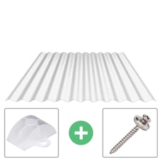 Polycarbonaat golfplaat | 76/18 | Voordeelpakket