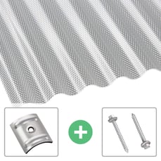 Polycarbonaat golfplaat | 76/18 | Voordeelpakket