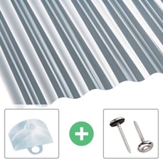Polycarbonaat golfplaat | 76/18 | Voordeelpakket