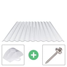 Polycarbonaat golfplaat | 76/18 | Voordeelpakket