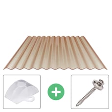 PVC golfplaat | 76/18 | Voordeelpakket
