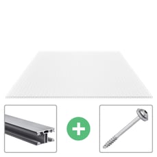 Polycarbonaat kanaalplaat | 16 mm | Profiel ECO | Voordeelpakket