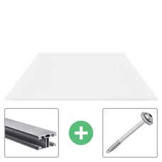 Polycarbonaat kanaalplaat | 16 mm | Profiel ECO | Voordeelpakket