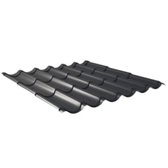 Dakpanplaat 2/1060 | Staal 0,50 mm | 60 µm Puramid | 7016 - Antracietgrijs