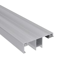 DUO | Randprofiel | 10 mm | Aluminium | Blank | 2,00 m