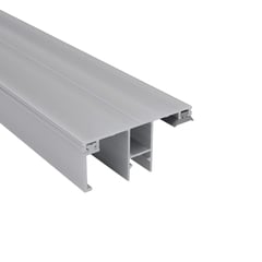 DUO | Randprofiel | 16 mm | Aluminium | Blank | 2,00 m