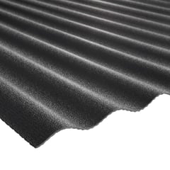 Kunststof profielplaat Scobanit light | 76/18 | 3,00 mm | Zwart | 2,00 m