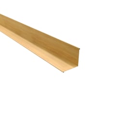 Binnenhoek | 11,5 cm x 11,5 cm x 2,00 m | Staal 0,50 mm | 35 µm Structuurpolyester | Houtlook - Ahorn