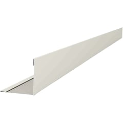 Buitenhoek | 80 x 80 x 3000 mm | Staal 0,50 mm | 25 µm Polyester | 9002 - Grijswit