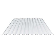 Polycarbonaat golfplaat | 76/18 | 0,90 mm | Helder | Dubbelzijdige UV-bescherming | 2,00 m