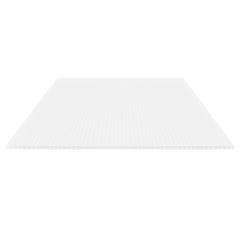 Polycarbonaat kanaalplaat | 16 mm | Breedte 1,20 m | Opaal wit | 2,00 m