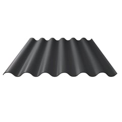 Polyester golfplaat Stabipol | 177/51 | 1,8 mm | Donkergrijs | 2,00 m