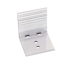 Profielafsluithoeken | Voor 16 & 25 mm platen in A1 & A3 profiel | Aluminium | 1 stuk | Blank