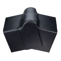 Scharnierend HKTopgevelstuk | 300 x 30 cm | Zwart