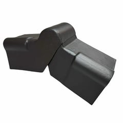 Scharnierend MK-Topgevelstuk | 300 x 30 cm | Zwart