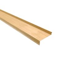 Vensterbank | 5 cm x 11,5 cm x 4 cm x 2,00 m | Staal 0,50 mm | 35 µm Structuurpolyester | Houtlook - Ahorn