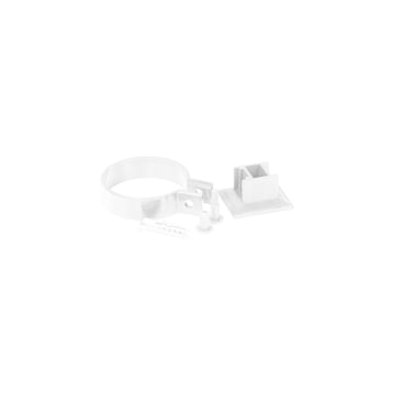 Regenpijp beugels | PVC | Ø 110 mm | Kleur wit