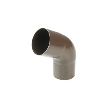 Regenpijp bocht 75° | PVC | Ø 75 mm | Kleur bruin