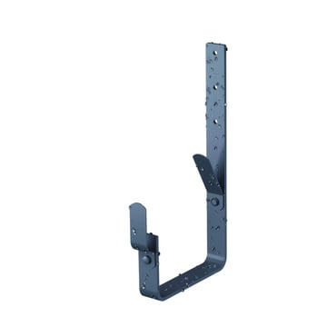 Universeel goot beugel | Veer / Veer | Staal | Ø 125 mm | 7016 - Antracietgrijs | Lengte = 210 mm
