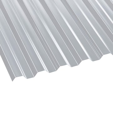Polycarbonaat damwandplaat | 76/18 | 1,30 mm | Helder | 2000 mm