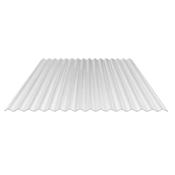 Polycarbonaat golfplaat | 76/18 | 1,40 mm | Helder | Ribbelstructuur | 2000 mm