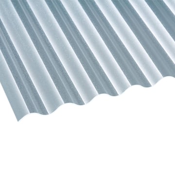 Polycarbonaat golfplaat | 76/18 | 2,50 mm | Helder | C-Structuur | 2000 mm