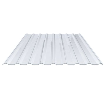 PVC damwandplaat | 20/1100 | 1,40 mm | Helder, licht blauw getint | Dak | 2000 mm