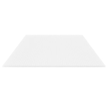 Polycarbonaat kanaalplaat | 16 mm | Breedte 980 mm | Opaal wit | 500 mm