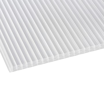 Polycarbonaat kanaalplaat | 25 mm | Breedte 980 mm | Helder | Extra sterk | 2000 mm