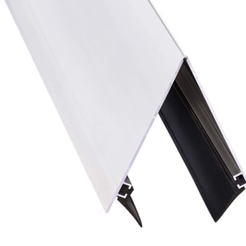 Nokstuk | Aluminium | Met afdichting | Blank | Lengte 4100 mm