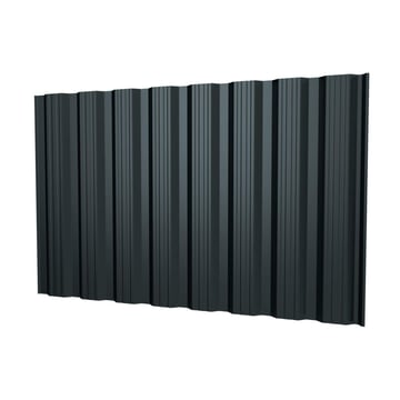 Damwandplaat T18DR | Gevel | Aluminium 0,70 mm | 25 µm Polyester | 7016 - Antracietgrijs