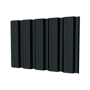 Damwandplaat T35DR | Gevel | Staal 0,40 mm | 25 µm Polyester | 7016 - Antracietgrijs