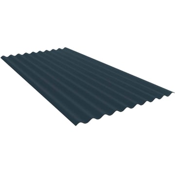 Golfplaat PF25W | Gevel | Staal 0,75 mm | 25 µm Polyester | 7016 - Antracietgrijs