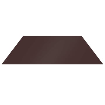 Vlakke plaat | Staal 0,50 mm | 60 µm TTHD | 8017 - Chocoladebruin