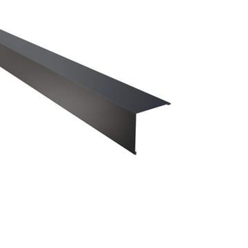 Buitenhoek | 115 x 115 mm | Aluminium 0,70 mm | 25 µm Polyester | 7016 - Antracietgrijs