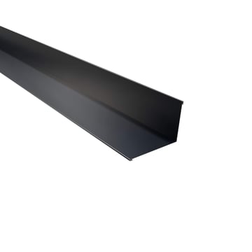 Muuraansluiting | 160 x 115 mm | 95° | Aluminium 0,70 mm | 25 µm Polyester | 7016 - Antracietgrijs