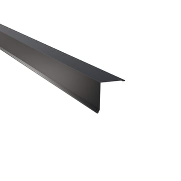 Nok lessenaarsdak | 115 x 115 mm | 80° | Staal 0,75 mm | 60 µm Puramid | 7016 - Antracietgrijs