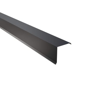 Windveer | 115 x 115 mm | Staal 0,50 mm | 60 µm Puramid | 7016 - Antracietgrijs