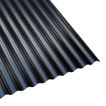 Kunststof profielplaat Scobanit EVO | 95/34 | 3,00 mm | Zwart | 2000 mm