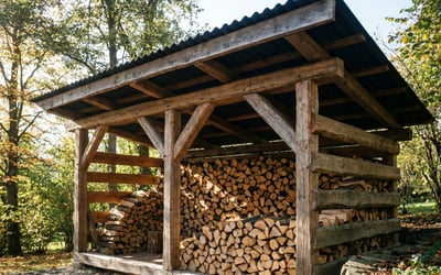 Brandhoutopslag bouwen