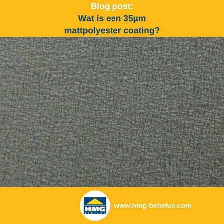 Close-up van een grijze profielplaat met een fijne, korrelige textuur. Ideaal voor bouw- en renovatieprojecten.