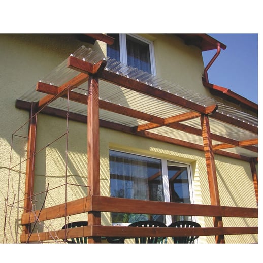 Acrylaat golfplaat | 76/18 | Voordeelpakket | 1,50 mm | Helder | Breedte 3,00 m | Lengte 2,00 m #10