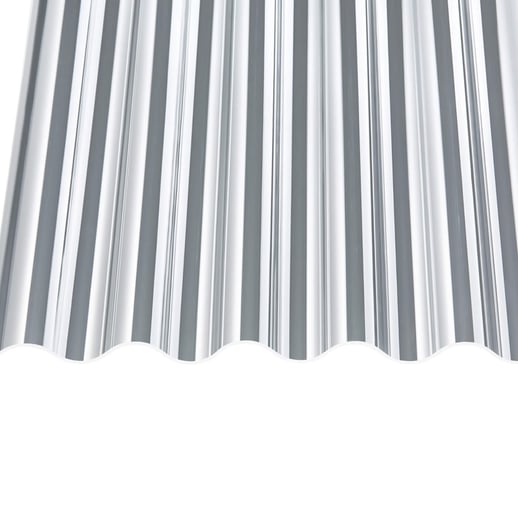 Acrylaat golfplaat | 76/18 | Voordeelpakket | 3,00 mm | Helder | Breedte 3,00 m | Lengte 2,00 m #5